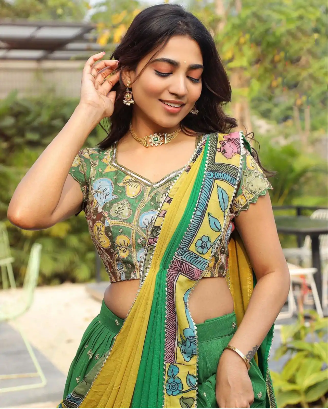 PC 319 Green Color Choline Kalamkari Digital Print Lehenga Choli Casual, Party Wear, Events, Festivals Wear Etc. Expected Delivery 4-6 Working Days @2079/- | Bollywood Lehenga, Creative Lehenga, Designer Lehenga, Embroidered Lehenga, Lehenga, Party Wear Lehenga