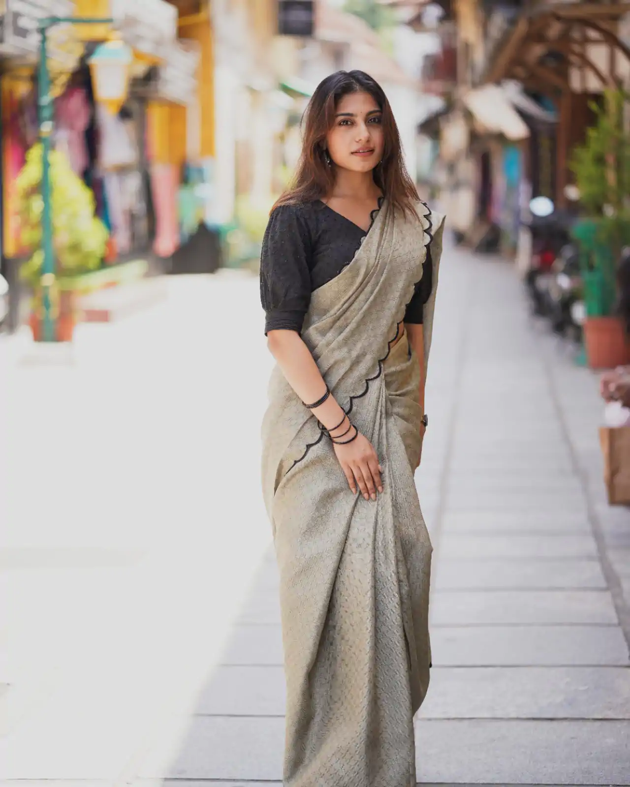 YNF 7105 Grey Color Cotton Lucknowi Work Saree Casual Party Wear, Wedding, Events Etc. Expected Delivery 4-6 Working Days @1749 | Bollywood Sarees, Creative Sarees, Designer Sarees, Embroidered Sarees, Ethnic Saree, Modern Digital sarees, Party Wear Sarees, Sarees