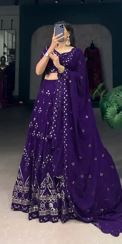 LNB 1410 Blue Color Fancy Georgette Sequins Thread Embroidery Lehenga Choli Wedding, Festive, Events Expected Delivery 4-6 Working Days@ 3349/- Only | Bollywood Lehenga, Creative Lehenga, Designer Lehenga, Embroidered Lehenga, Lehenga, Party Wear Lehenga