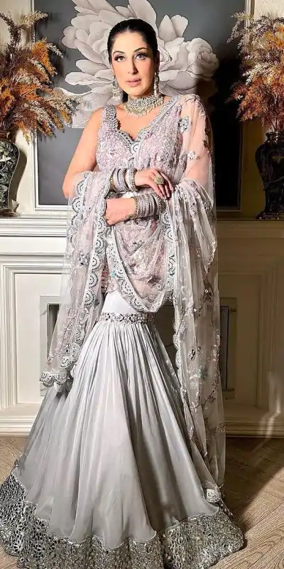 RTC 5760 Grey Color Fancy Georgette thread Sequence Work Sharara Suit Casual, Wedding, Party, Festive, Events Etc. Expected Delivery 4-6 Working Days @2549/ | Jump Suits, Casual Suits, Creative suits, Designer Suits, Palazzo Suits, Party Wear Suits, Patiala Suits, Salwar suit, Straight Suits