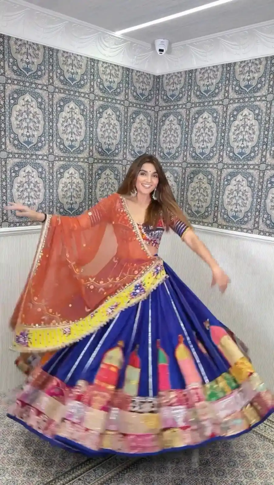 RTC 6474 Navy Blue Color Nice Reyon Digital Printed Patti Work Lehenga Choli Wedding, Party, Festive, Events Etc.   Expected Delivery 4-6 Working Days @2249/- | Bollywood Lehenga, Creative Lehenga, Designer Lehenga, Embroidered Lehenga, Lehenga, Party Wear Lehenga