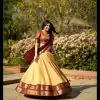 LNB 2001 Cream Color Peaceful Kanchipuram Zari Weaving Lehenga Choli Wedding, Festive, Events Expected Delivery 4-6 Working Days@2199/- Only | Bollywood Lehenga, Creative Lehenga, Designer Lehenga, Embroidered Lehenga, Lehenga, Party Wear Lehenga