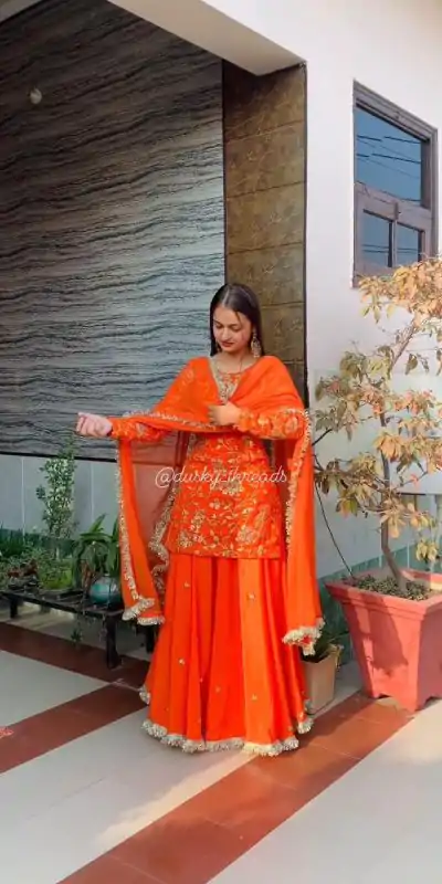 RTC 6462 Orange Color Pretty Georgette Thread Fancy Lace Lehenga Choli Wedding, Party, Festive, Events Etc.   Expected Delivery 4-6 Working Days @2099/- | Bollywood Lehenga, Creative Lehenga, Designer Lehenga, Embroidered Lehenga, Lehenga, Party Wear Lehenga