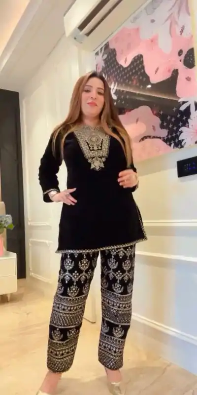 RTC 5775 Black  Color Georgette Embroidery Sequence Salwar Suit Casual, Wedding, Party, Festive, Events . 4-6 Working Days @2149/- only  | Jump Suits, Casual Suits, Creative suits, Designer Suits, Palazzo Suits, Party Wear Suits, Patiala Suits, Salwar suit, Straight Suits