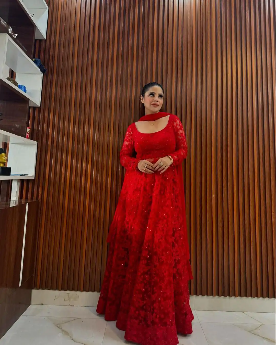 --RTC 5770 Red Color Buttrerfly Net Thread With Sequnce Kurti Casual, Wedding, Party, Festive, Events Etc.4-6 Working Days@2299/- only | Bollywood Kurti, Creative Kurtis, Designer Kurti, Kurti, Party Wear Kurti, Selfie Kurti