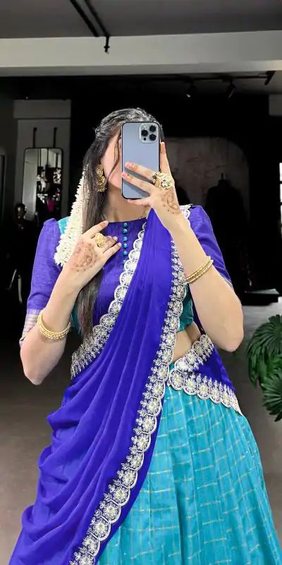 LNB 2010 Blue Color Zari Chex With Zari Weaving Work Lehenga Choli Wedding, Party, Festive, Events Etc. Delivery 4-6 Working Days Rs 2149 | Bollywood Lehenga, Creative Lehenga, Designer Lehenga, Embroidered Lehenga, Lehenga, Party Wear Lehenga