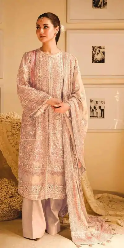 FC 1140 Creamy Color Fox Georgette With Embroidery Sequence With Moti Salwar Suit Casual, Wedding, Party, Festive, Events Etc.4-6 Working Days@ 2399/-only | Jump Suits, Casual Suits, Creative suits, Designer Suits, Palazzo Suits, Party Wear Suits, Patiala Suits, Salwar suit, Straight Suits