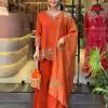 SRK 5234 Orange Color Faux Georgette With Heavy Embroidery Sequence Work Salwar Suit , Wedding, Party, Festive, Events Etc.4-6 Working Days@ 1999/-only | Jump Suits, Casual Suits, Creative suits, Designer Suits, Palazzo Suits, Party Wear Suits, Patiala Suits, Salwar suit, Straight Suits