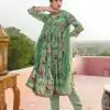  NILI Aliaa NX Pista Green Color Rayon Alia Cut With Embroidery Work Kurti Casual, Wedding, Party, Festive, Events Etc. 4-6 Working Days @1699/- | Bollywood Kurti, Creative Kurtis, Designer Kurti, Kurti, Party Wear Kurti, Selfie Kurti