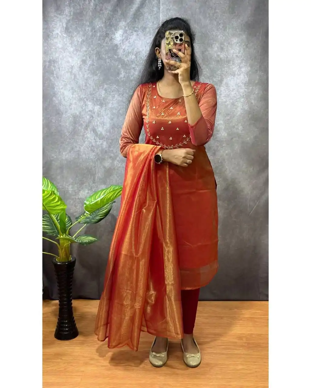 MF 788 Red Color Heavy Twill Golden Shining Fabric Kurti Casual, Wedding, Party, Festive, Events Etc. Expected Delivery 4-6 Working Days @1349/- | Bollywood Kurti, Creative Kurtis, Designer Kurti, Kurti, Party Wear Kurti, Selfie Kurti