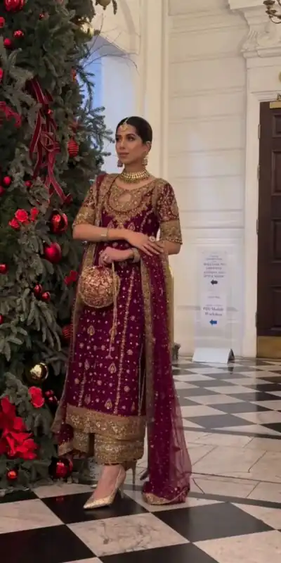 SRK 5231 Red Color Pure Chinnon Silk With Embroidery Sequence Work Salwar Suit Casual, Wedding, Party, Festive, Events Etc.4-6 Working Days@ 2699/-only | Jump Suits, Casual Suits, Creative suits, Designer Suits, Palazzo Suits, Party Wear Suits, Patiala Suits, Salwar suit, Straight Suits