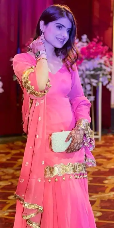 MF 445 Pink Color Chinon Silk 5mm Embroidery Sequence Work Salwar Suit Casual, Wedding, Party, Festive, Events Etc.4-6 Working Days@ 2149/-only | Jump Suits, Casual Suits, Creative suits, Designer Suits, Palazzo Suits, Party Wear Suits, Patiala Suits, Salwar suit, Straight Suits