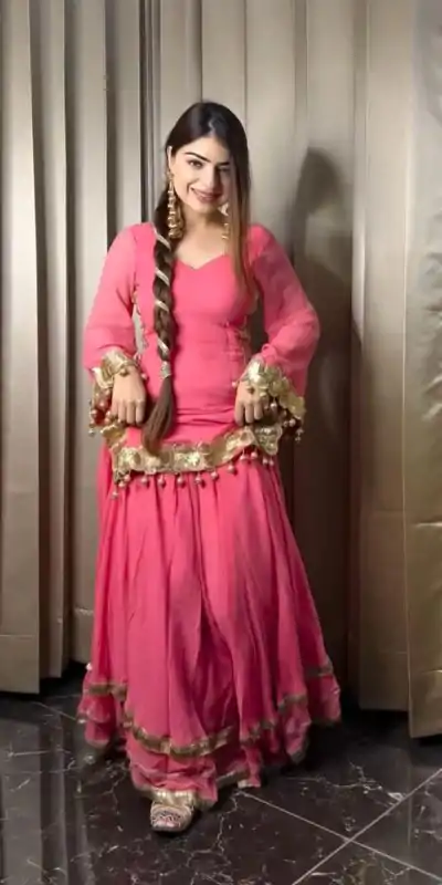 MF 445 Pink Color Chinon Silk 5mm Embroidery Sequence Work Salwar Suit Casual, Wedding, Party, Festive, Events Etc.4-6 Working Days@ 2149/-only | Jump Suits, Casual Suits, Creative suits, Designer Suits, Palazzo Suits, Party Wear Suits, Patiala Suits, Salwar suit, Straight Suits