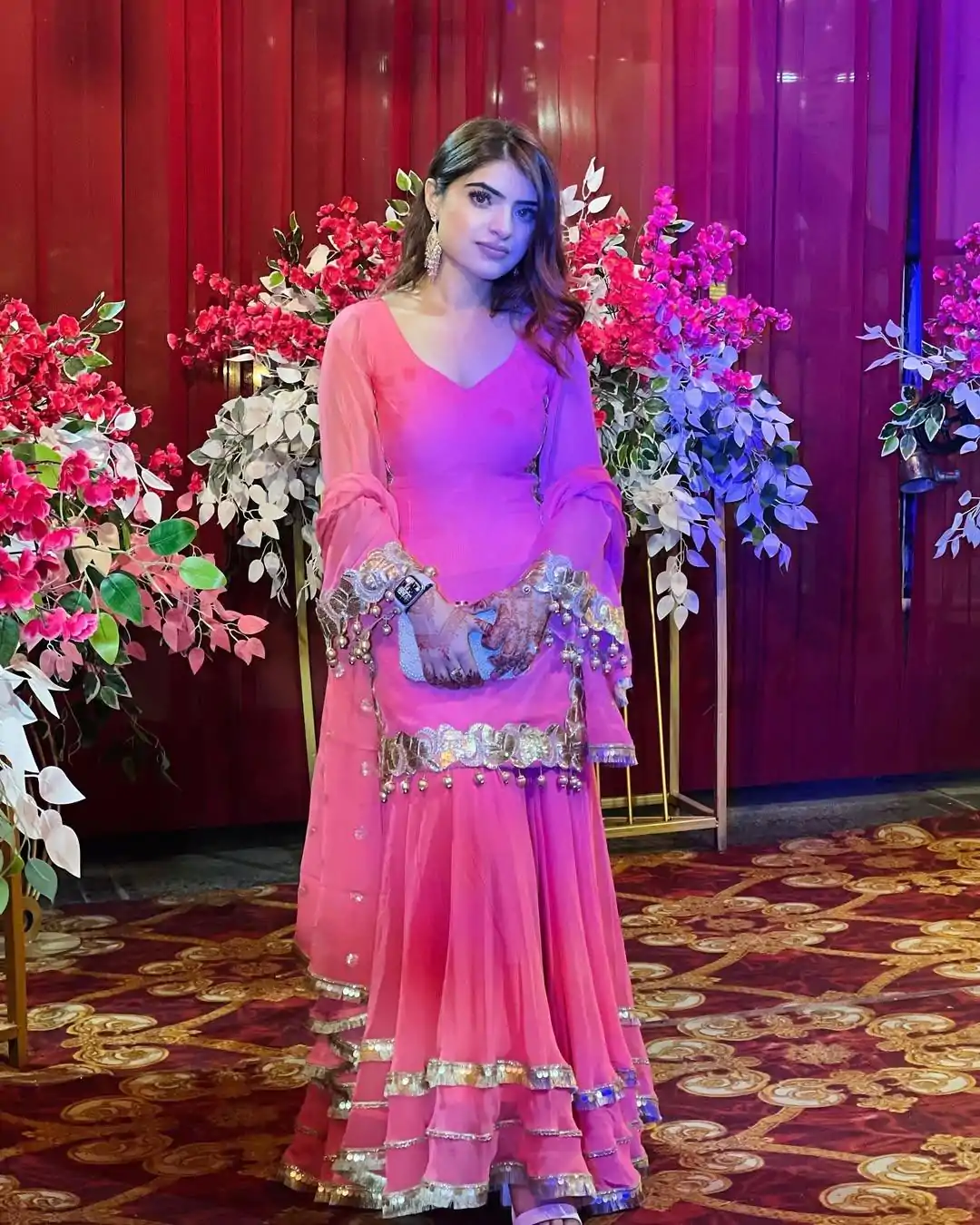 MF 445 Pink Color Chinon Silk 5mm Embroidery Sequence Work Salwar Suit Casual, Wedding, Party, Festive, Events Etc.4-6 Working Days@ 2149/-only | Jump Suits, Casual Suits, Creative suits, Designer Suits, Palazzo Suits, Party Wear Suits, Patiala Suits, Salwar suit, Straight Suits