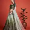 RC 266 Green Color Chinon Embroidery and Sequins Lehenga Choli Wedding, Party, Festive, Events Etc. Delivery 4-6 Working Days Rs 2399 | Bollywood Lehenga, Creative Lehenga, Designer Lehenga, Embroidered Lehenga, Lehenga, Party Wear Lehenga