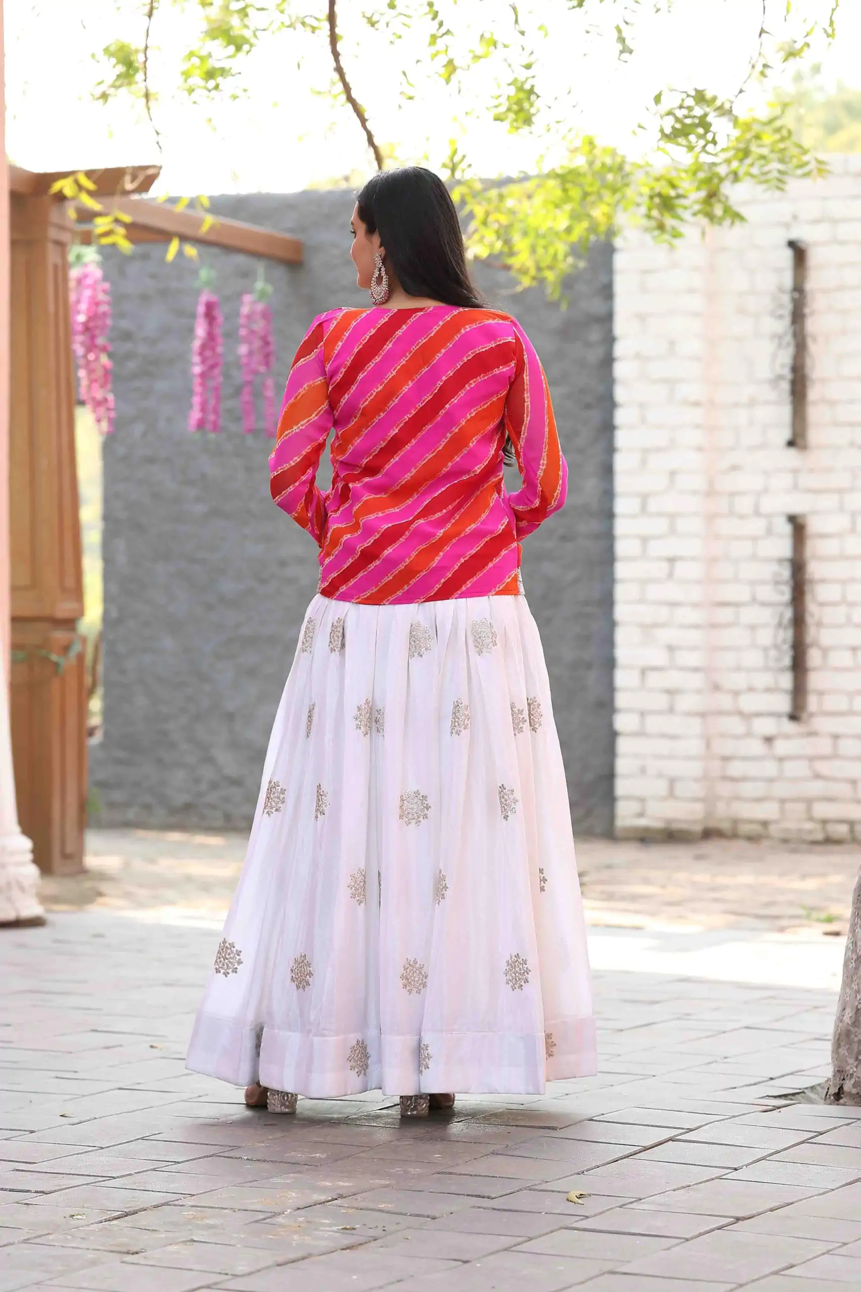 Ram 090 White Color Chinon Cording 3mm Sequence Embroidery Work Anarkali Gown Wedding Party, Festive, Events Etc.4-6 Working Days@1949/- only | Bollywood Gowns, Creative Gowns, Designer Gowns, Embroidered Gowns, Gowns, Party Wear Gowns, Straight Suits