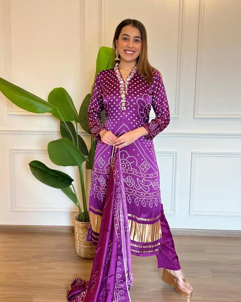 MF 751 Violet Color Chinon Silk Wide Digital Print Coding Work Salwar Suit Casual, Wedding, Party, Festive, Events Etc.4-6 Working Days@ 1599/-only | Jump Suits, Casual Suits, Creative suits, Designer Suits, Palazzo Suits, Party Wear Suits, Patiala Suits, Salwar suit, Straight Suits