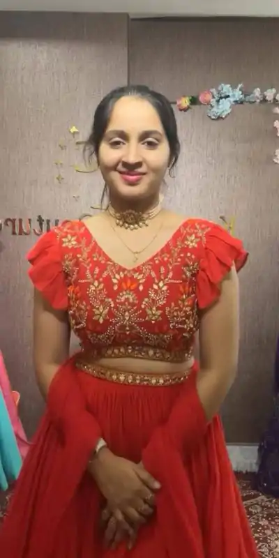 PC 333 Red Color Fox Georgette Embroidery Thread Work With Hand Pasting Mirror Lehenga Choli Wedding, Party, Festive, Events Delivery 4-6 Working Days @2129 | Bollywood Lehenga, Creative Lehenga, Designer Lehenga, Embroidered Lehenga, Lehenga, Party Wear Lehenga