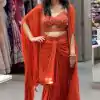 RTC 5842 Orange Color Satin Silk Thread With Sequence Dhoti Suit Casual, Wedding, Party, Festive, Events Etc.4-6 Working Days@ 2049/-only | Jump Suits, Casual Suits, Creative suits, Designer Suits, Palazzo Suits, Party Wear Suits, Patiala Suits, Salwar suit, Straight Suits