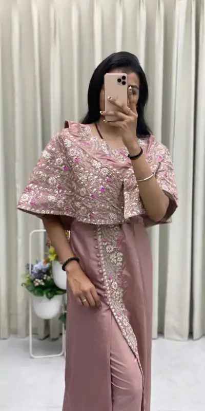 BE 327 Light Pink Color Crepe Silk Sequence Embroidery Foil Paper Work Salwar Suit Casual, Wedding, Party, Festive, Events Etc.4-6 Working Days@ 1899/-only | Jump Suits, Casual Suits, Creative suits, Designer Suits, Palazzo Suits, Party Wear Suits, Patiala Suits, Salwar suit, Straight Suits