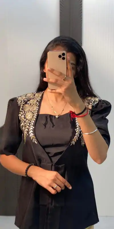  LG1899 Black & Cream Color French Crape With Sequence Embroidery Dhoti Suit Casual, Wedding, Party, Festive, Events Etc.4-6 Working Days@ 2049/-only | Jump Suits, Casual Suits, Creative suits, Designer Suits, Palazzo Suits, Party Wear Suits, Patiala Suits, Salwar suit, Straight Suits