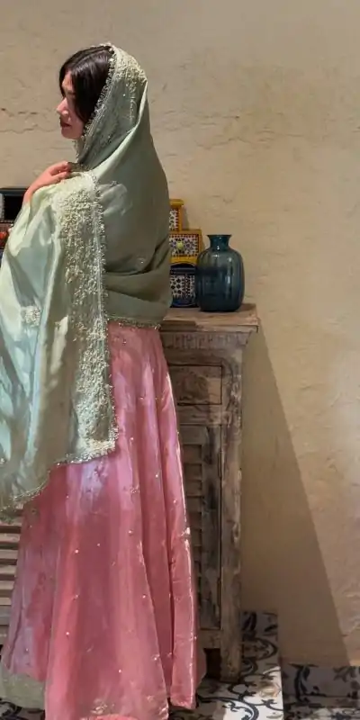 LG 1910 Peach Color Jimmy Choo Sequence Embroidery Rivet Moti Work Salwar Suit Casual, Wedding, Party, Festive, Events Etc.4-6 Working Days@ 2399/-only | Jump Suits, Casual Suits, Creative suits, Designer Suits, Palazzo Suits, Party Wear Suits, Patiala Suits, Salwar suit, Straight Suits