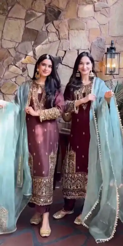 BE-318 Maroon Chinon Sequence Embroidery Work Salwar Suit  Casual, Wedding, Party, Festive, Events Etc.4-6 Working Days@ 2099/-only | Jump Suits, Casual Suits, Creative suits, Designer Suits, Palazzo Suits, Party Wear Suits, Patiala Suits, Salwar suit, Straight Suits