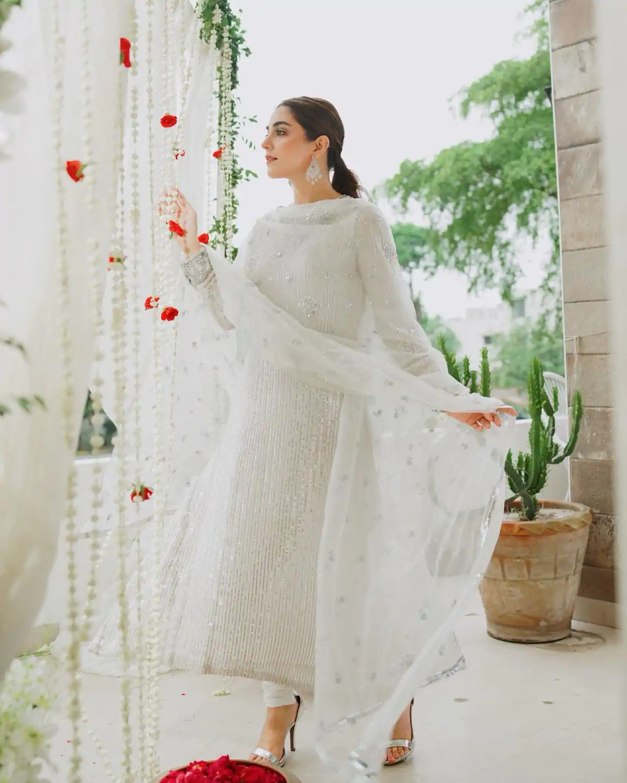 KF 1546 White Color Faux Georgette Embroidery Sequence Work Salwar Suit Casual, Wedding, Party, Festive, Events Etc.4-6 Working Days@ 1949/-only | Jump Suits, Casual Suits, Creative suits, Designer Suits, Palazzo Suits, Party Wear Suits, Patiala Suits, Salwar suit, Straight Suits