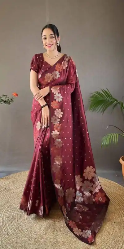 MS 482 Red Color Soft Litchi Silk Kubera Pattu Saree Casual, Wedding, Festive, Events . Expected Delivery  4-6 Working Days @1249/- only                                                                                                                                           | Bollywood Sarees, Creative Sarees, Designer Sarees, Embroidered Sarees, Ethnic Saree, Modern Digital sarees, Party Wear Sarees, Sarees