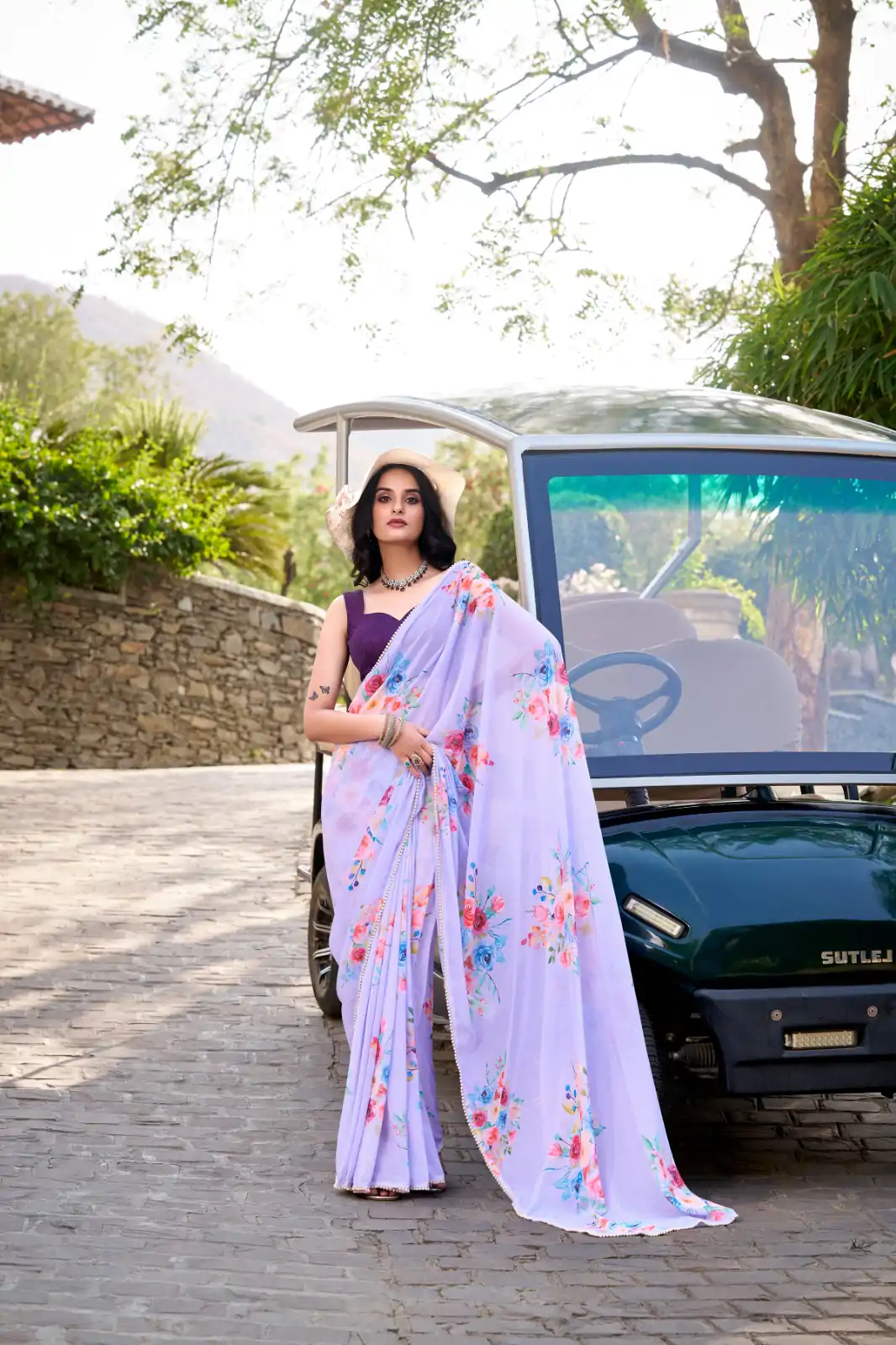 YNF 7041 Light Purple Color Weightless Marble Floral Printed Saree Casual, Wedding, Festive, Events . Expected Delivery  4-6 Working Days @1549/- only                                                                                                                                           | Bollywood Sarees, Creative Sarees, Designer Sarees, Embroidered Sarees, Ethnic Saree, Modern Digital sarees, Party Wear Sarees, Sarees