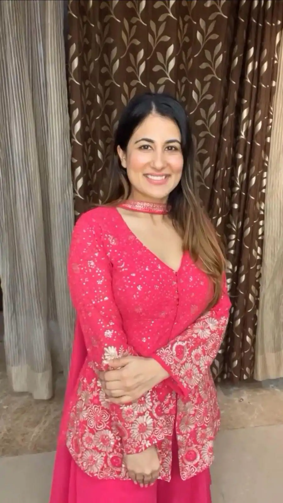 LG 1925 Rani Pink Color georgette Sequence Embroidery Work Salwar Suit Casual, Wedding, Party, Festive, Events Etc.4-6 Working Days@ 1999/-only | Jump Suits, Casual Suits, Creative suits, Designer Suits, Palazzo Suits, Party Wear Suits, Patiala Suits, Salwar suit, Straight Suits