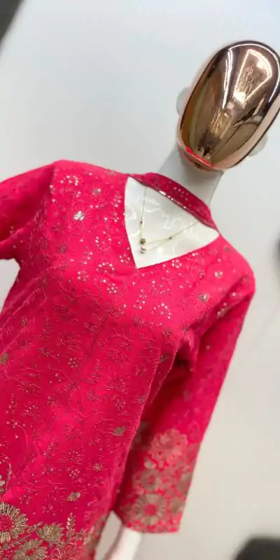 LG 1925 Rani Pink Color georgette Sequence Embroidery Work Salwar Suit Casual, Wedding, Party, Festive, Events Etc.4-6 Working Days@ 1999/-only | Jump Suits, Casual Suits, Creative suits, Designer Suits, Palazzo Suits, Party Wear Suits, Patiala Suits, Salwar suit, Straight Suits