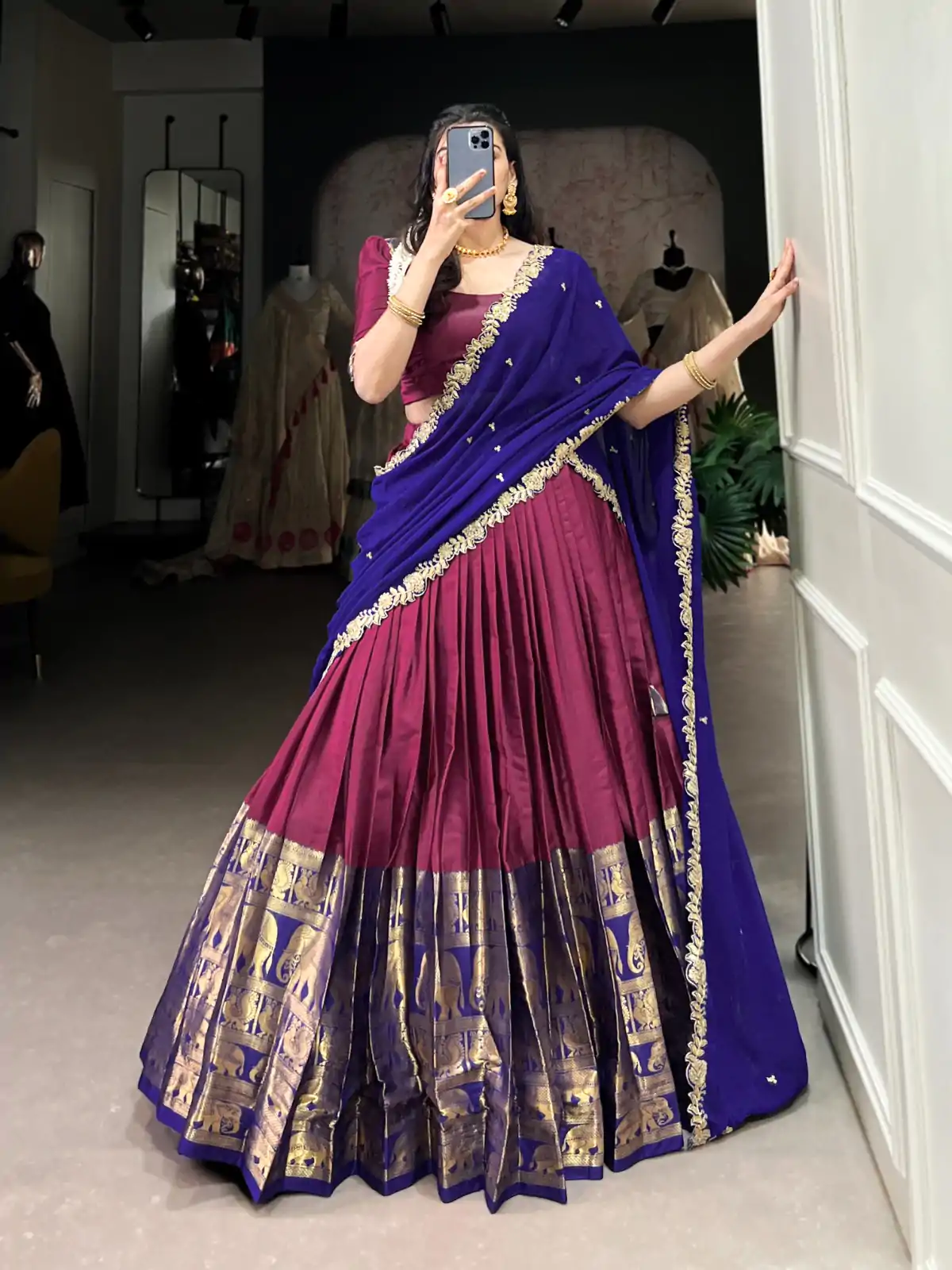 LNB 2032 Pink Color Narayan Pattu Zari Weaving Work Lehenga Choli Casual, Wedding, Party, Festive, Events Etc.4-6 Working Days@ 1999/-only | Bollywood Lehenga, Creative Lehenga, Designer Lehenga, Embroidered Lehenga, Lehenga, Party Wear Lehenga
