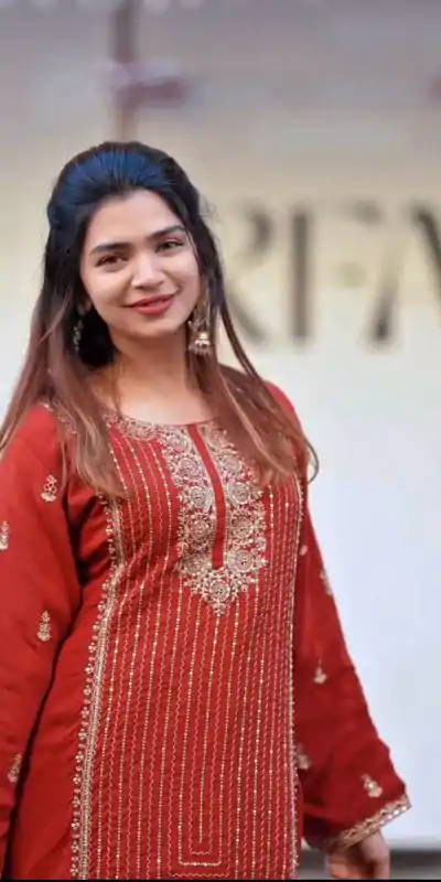 VLM 268 Red Color Georgette With Embroidery Work Salwar Suit Casual, Wedding, Festive, Events . Expected Delivery  4-6 Working Days @2099/- only      | Jump Suits, Casual Suits, Creative suits, Designer Suits, Palazzo Suits, Party Wear Suits, Patiala Suits, Salwar suit, Straight Suits