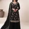 FC 73411 Black Color Chinon Multi Work Salwar Suit Casual, Wedding, Festive, Events . Expected Delivery  4-6 Working Days @2599/- only      | Jump Suits, Casual Suits, Creative suits, Designer Suits, Palazzo Suits, Party Wear Suits, Patiala Suits, Salwar suit, Straight Suits