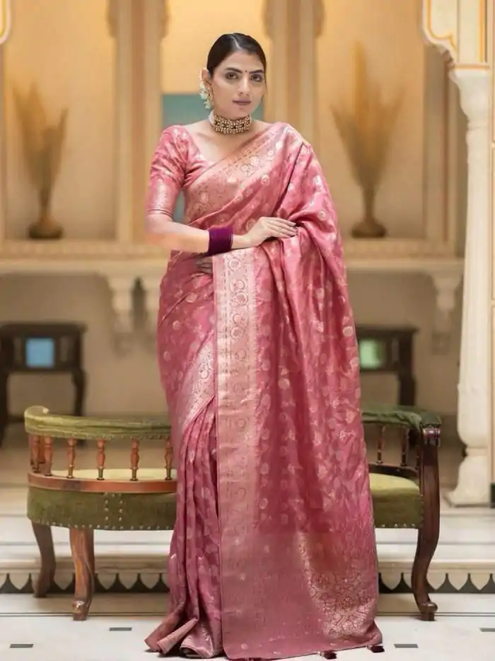 MS 483 Peach Color Soft Litchi Silk Kubera Pattu Saree Casual, Wedding, Festive, Events . Expected Delivery  4-6 Working Days @1199/- only                                                                                                                                             | Bollywood Sarees, Creative Sarees, Designer Sarees, Embroidered Sarees, Ethnic Saree, Modern Digital sarees, Party Wear Sarees, Sarees