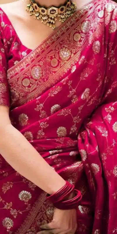 MS 483 Rani Pink Color Soft Litchi Silk Kubera Pattu Saree Casual, Wedding, Festive, Events . Expected Delivery  4-6 Working Days @1199/- only                                                                                                                                             | Bollywood Sarees, Creative Sarees, Designer Sarees, Embroidered Sarees, Ethnic Saree, Modern Digital sarees, Party Wear Sarees, Sarees
