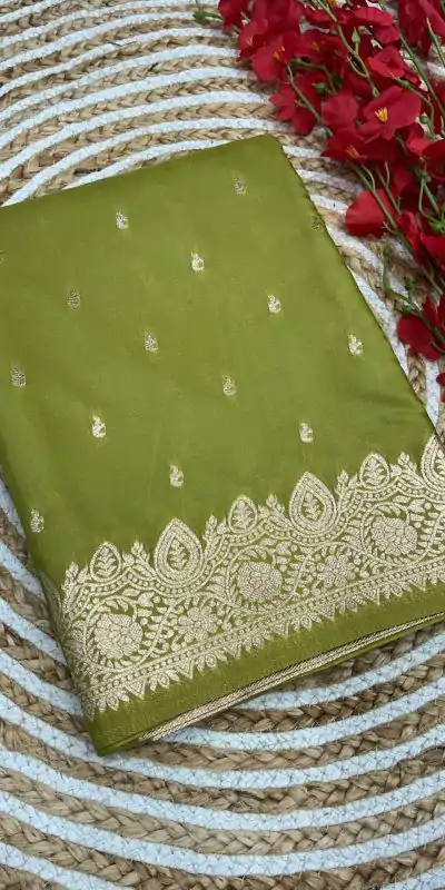 MB 1131 Pista Color Banarasi Silk Zari Weaving Rich Pallu Saree Casual, Wedding, Festive, Events . Expected Delivery  4-6 Working Days @1899/- only                                                                                                                                             | Bollywood Sarees, Creative Sarees, Designer Sarees, Embroidered Sarees, Ethnic Saree, Modern Digital sarees, Party Wear Sarees, Sarees