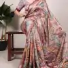 YNF 7019 Cream Color Tushar Silk With Viscose Border Printed Saree Casual, Wedding, Festive, Events . Expected Delivery  4-6 Working Days @1699/- only                                                                                                                                           | Bollywood Sarees, Creative Sarees, Designer Sarees, Embroidered Sarees, Ethnic Saree, Modern Digital sarees, Party Wear Sarees, Sarees