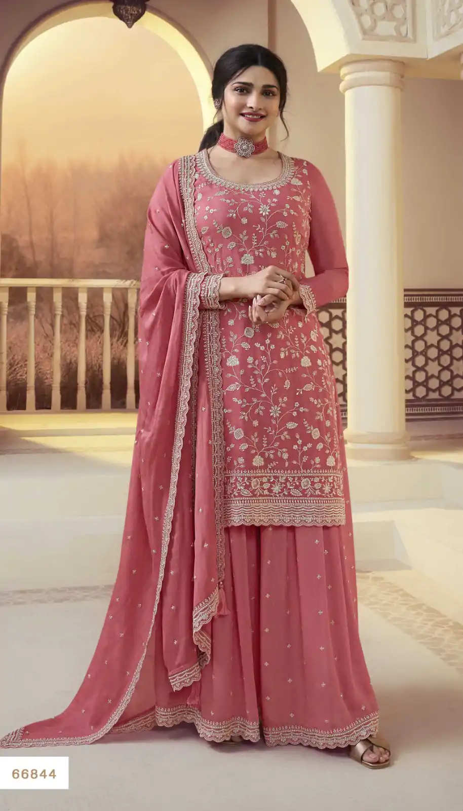 FC 66841 Peach Color Chinon Embroidery Multi Work Salwar Suit Casual, Wedding, Party, Festive, Events Etc.4-6 Working Days@ 2299/-only | Jump Suits, Casual Suits, Creative suits, Designer Suits, Palazzo Suits, Party Wear Suits, Patiala Suits, Salwar suit, Straight Suits