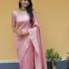 KP 4074 Pink  Color Lichi Silk Jacquard Work On All Over Saree Casual, Wedding, Festive, Events . Expected Delivery  4-6 Working Days @1399/- only                                                                                                                                           | Bollywood Sarees, Creative Sarees, Designer Sarees, Embroidered Sarees, Ethnic Saree, Modern Digital sarees, Party Wear Sarees, Sarees