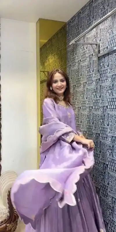 SRK 5254 Purple Color Jimmy Choo Silk Sequence Work Lehenga Choli Casual, Wedding, Festive, Events . Expected Delivery  4-6 Working Days @2049/- only      | Bollywood Lehenga, Creative Lehenga, Designer Lehenga, Embroidered Lehenga, Lehenga, Party Wear Lehenga