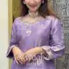 Grand Purple Color Jimmy Choo Silk Sequence Work Lehenga Choli