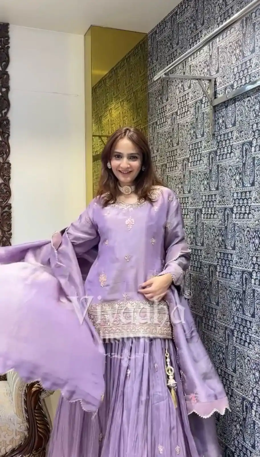 SRK 5254 Purple Color Jimmy Choo Silk Sequence Work Lehenga Choli Casual, Wedding, Festive, Events . Expected Delivery  4-6 Working Days @2049/- only      | Bollywood Lehenga, Creative Lehenga, Designer Lehenga, Embroidered Lehenga, Lehenga, Party Wear Lehenga