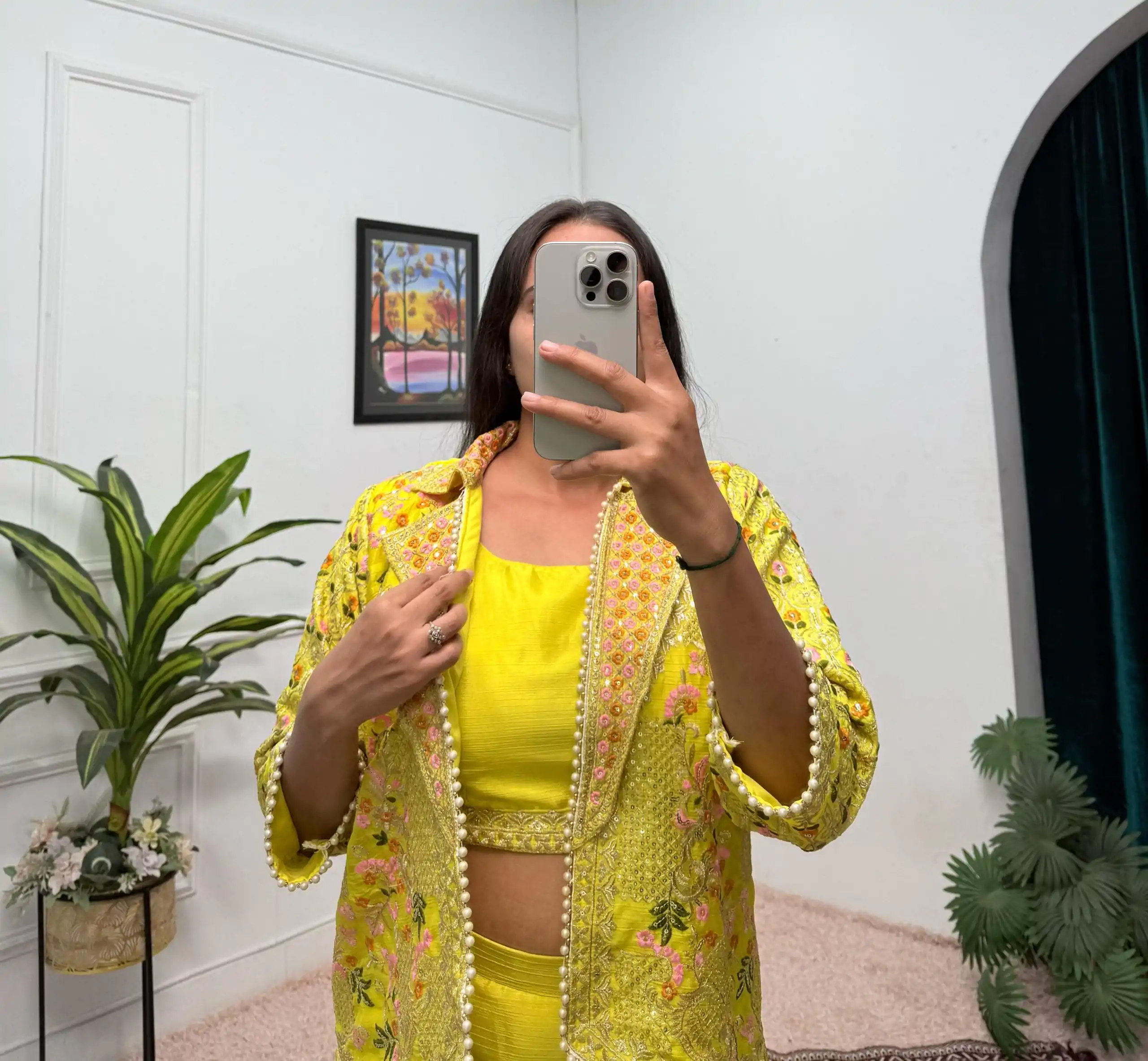 ST 1096 Light Yellow Color Chinon Embroidery Work With Moti Lace Salwar Suit Casual, Wedding, Festive, Events . Expected Delivery  4-6 Working Days @1999/-    | Jump Suits, Casual Suits, Creative suits, Designer Suits, Palazzo Suits, Party Wear Suits, Patiala Suits, Salwar suit, Straight Suits