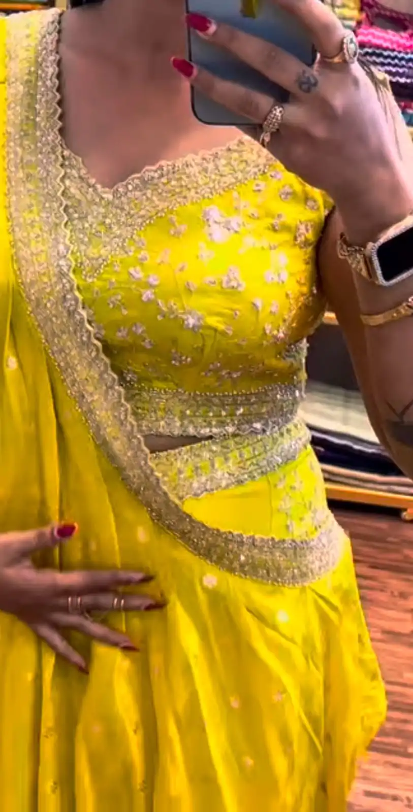 ST 1089 Yellow Color Chinon Embroidery Work Salwar Suit Casual, Wedding, Festive, Events . Expected Delivery  4-6 Working Days @1999/- only      | Jump Suits, Casual Suits, Creative suits, Designer Suits, Palazzo Suits, Party Wear Suits, Patiala Suits, Salwar suit, Straight Suits