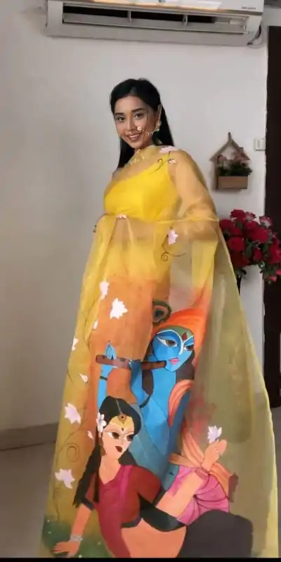 SC 237 Yellow Color Soft Organza Silk Ready To Wear Saree Casual, Wedding, Festive, Events . Expected Delivery  4-6 Working Days @1549/- only                                                                                                                                             | Bollywood Sarees, Creative Sarees, Designer Sarees, Embroidered Sarees, Ethnic Saree, Modern Digital sarees, Party Wear Sarees, Sarees