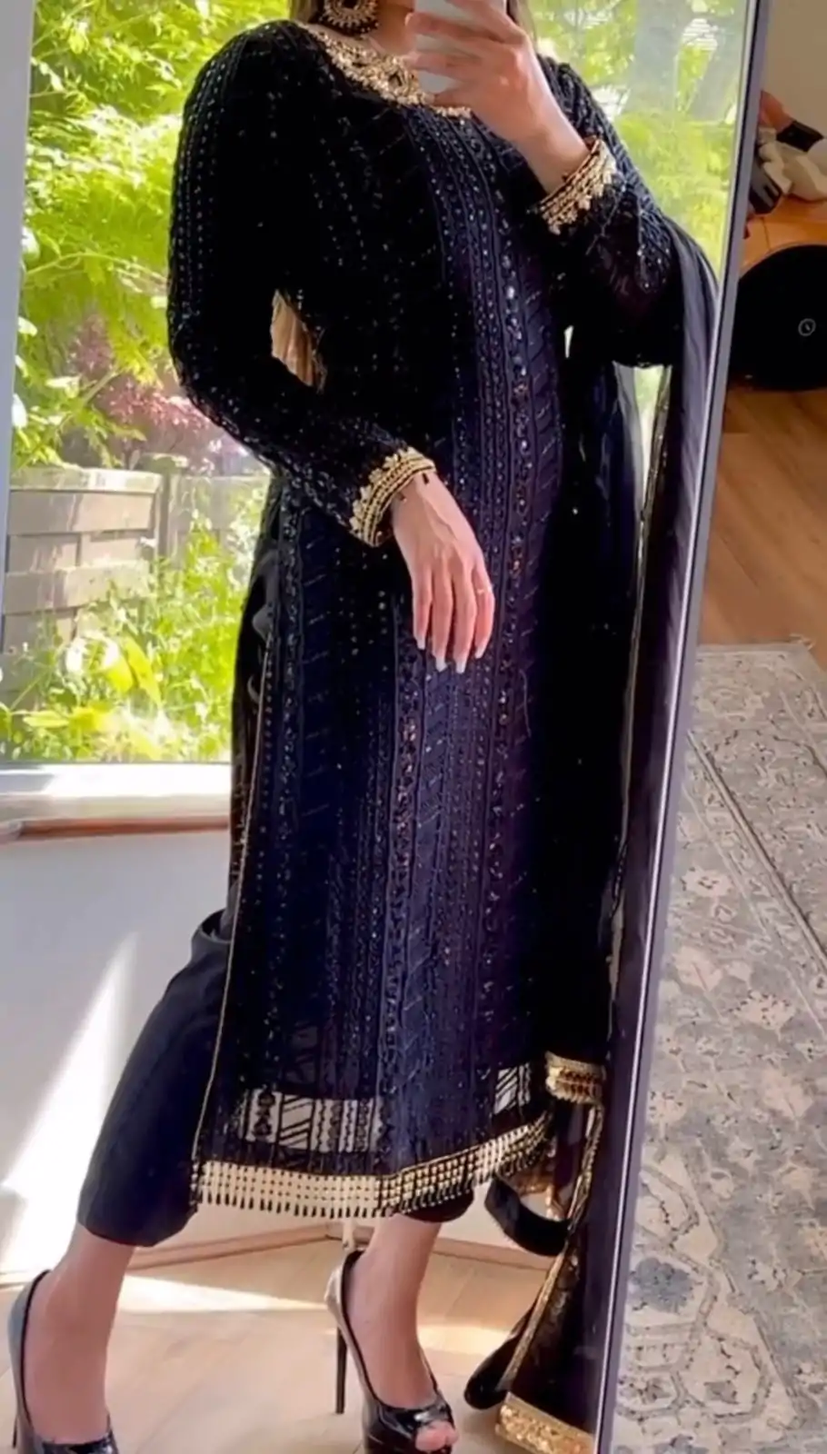 RTC 5702 Black Color Georgette Thread Sequence Work Salwar Suit Wedding, Party, Festive, Events Etc. Expected Delivery 4-6 Working Days @2099/- | Jump Suits, Casual Suits, Creative suits, Designer Suits, Palazzo Suits, Party Wear Suits, Patiala Suits, Salwar suit, Straight Suits