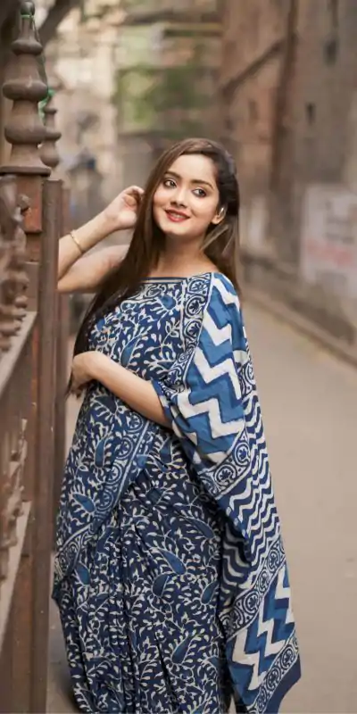 SC 404 Blue Color Soft Linen Silk Digital Print Saree Casual, Wedding, Festive, Events . Expected Delivery  4-6 Working Days @1599/- only                                                                                                                                           | Bollywood Sarees, Creative Sarees, Designer Sarees, Embroidered Sarees, Ethnic Saree, Modern Digital sarees, Party Wear Sarees, Sarees
