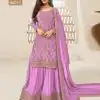 FC 66211 Light Purple Color Jacquard Silk Chinon Multi Work Salwar Suit Casual, Wedding, Party, Festive, Events Etc.4-6 Working Days@ 2649/-only | Jump Suits, Casual Suits, Creative suits, Designer Suits, Palazzo Suits, Party Wear Suits, Patiala Suits, Salwar suit, Straight Suits